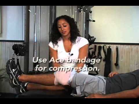 How to Ice a Torn ACL & Knee Injury