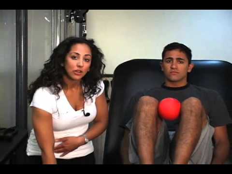 Adductor Squeeze Isometric Ball Exercise After Torn ACL Surgery