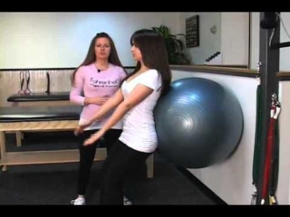 Ball Squats for Lower Back