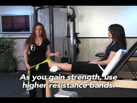 Ankle Exercises with Resistance Tubing