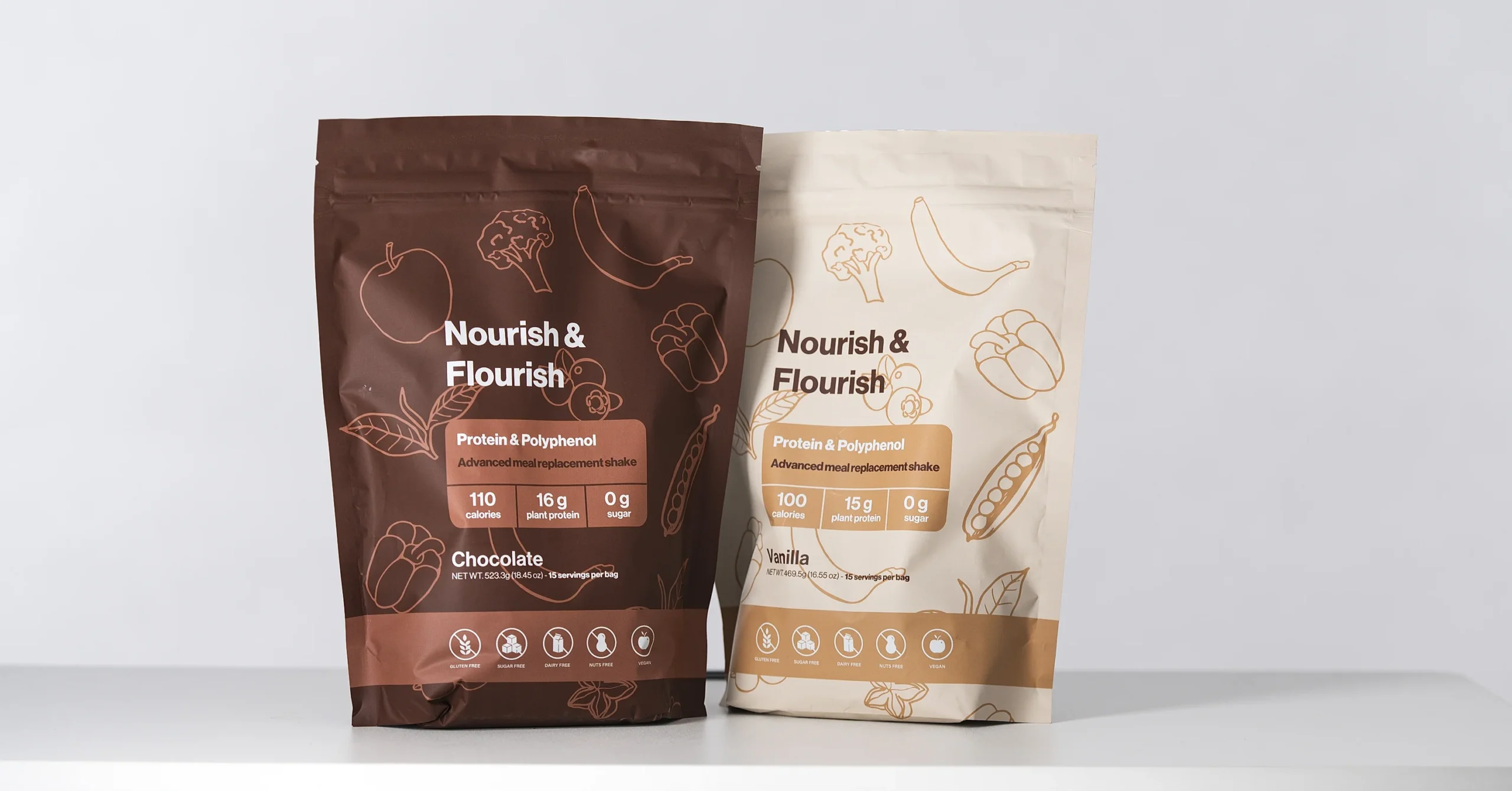 Nourish flourish protein shake
